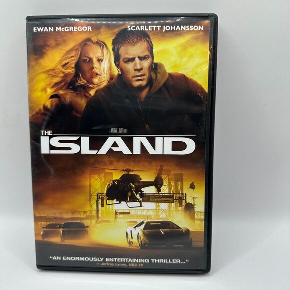 The Island DVD Ewan McGregor Scarlett Johansson PG13 Action Thriller DreamWorks - Picture 2 of 4